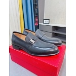 Ferragamo Cowhide Leather Loafer For Men  # 274426, cheap For Men