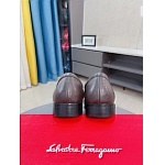 Ferragamo Cowhide Leather Loafer For Men  # 274427, cheap For Men
