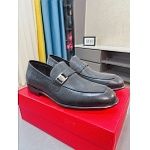 Ferragamo Cowhide Leather Loafer For Men  # 274428, cheap For Men