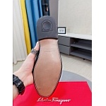 Ferragamo Cowhide Leather Loafer For Men  # 274428, cheap For Men