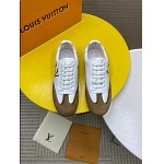 Louis Vuitton Logo Embroidered Lace Up Sneaker For Men # 274432, cheap For Men
