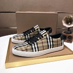 Burberry Canvas Lambsink Lined Low Top Sneakers For Men # 274480