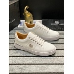 Philipp Plein Cowhide Leather Low Top Sneakers For Men # 274529