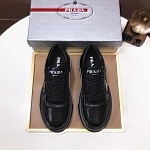 Prada Cowhide Leather Low Top Sneakers For Men # 274536, cheap Prada Shoes For Men