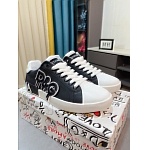 D&G Cowhide Leather Low Top Sneakers For Men # 274541