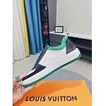 Louis Vuitton Cowhide Leather Slip On Sneakers For Men # 274574, cheap For Men