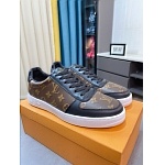 Louis Vuitton Cowhide Leather Slip On Sneakers For Men # 274581