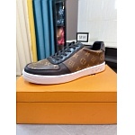 Louis Vuitton Cowhide Leather Slip On Sneakers For Men # 274581, cheap For Men