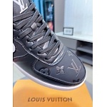 Louis Vuitton Cowhide Leather Slip On Sneakers For Men # 274583, cheap For Men