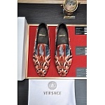 Versace Cowhide Leather Loafers For Men # 275036, cheap Versace Dress Shoes