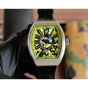 $125.00,Franck Muller Vanguard Kamouflage Titan PVD Automatiskt Armband Watch # 275585