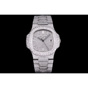 $125.00,Patek Philippe Nautilus Diamond Watch For Women # 275596