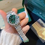 Rolex 31mm Datejust Wristwatch Green Diamond For Women # 275590, cheap Franck Muller Watch