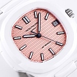 Patek Philippe Nautilus 40 mm Rubber Strap Pink Dial  Watch # 275620, cheap Patek Philippe Watch
