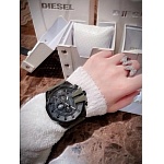 Diesel 50mm×12mm Mega Chief Analog Grey Dial Watch For Men # 275845, cheap Diesel Watch