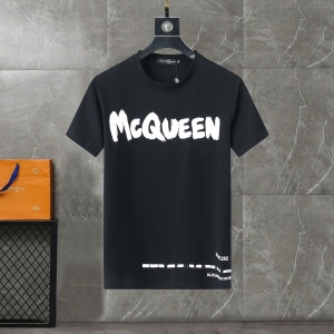 $25.00,McQueen Short Sleeve T Shirts For Men # 277203
