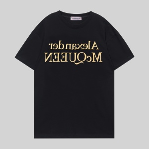 $25.00,Alexander McQueen Short Sleeve T Shirts Unisex # 277961