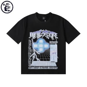 $25.00,Hellstar Short Sleeve T Shirts Unisex # 278047