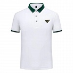 Prada Short Sleeve Polo Shirts For Men # 277426