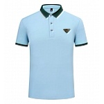 Prada Short Sleeve Polo Shirts For Men # 277432