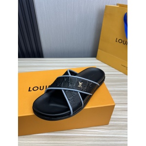 $79.00,Louis Vuitton Leather Slipper Unisex # 278862